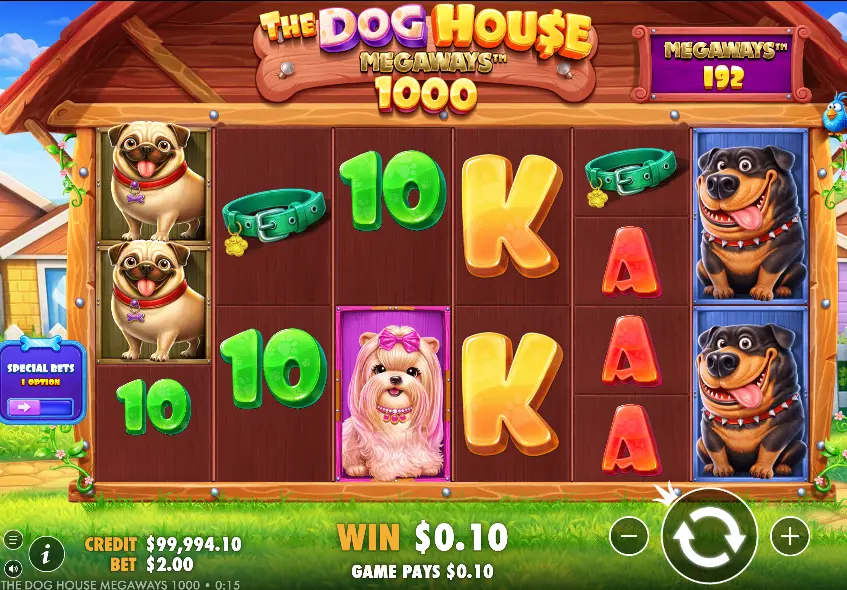The Dog House Megaways 1000 slot